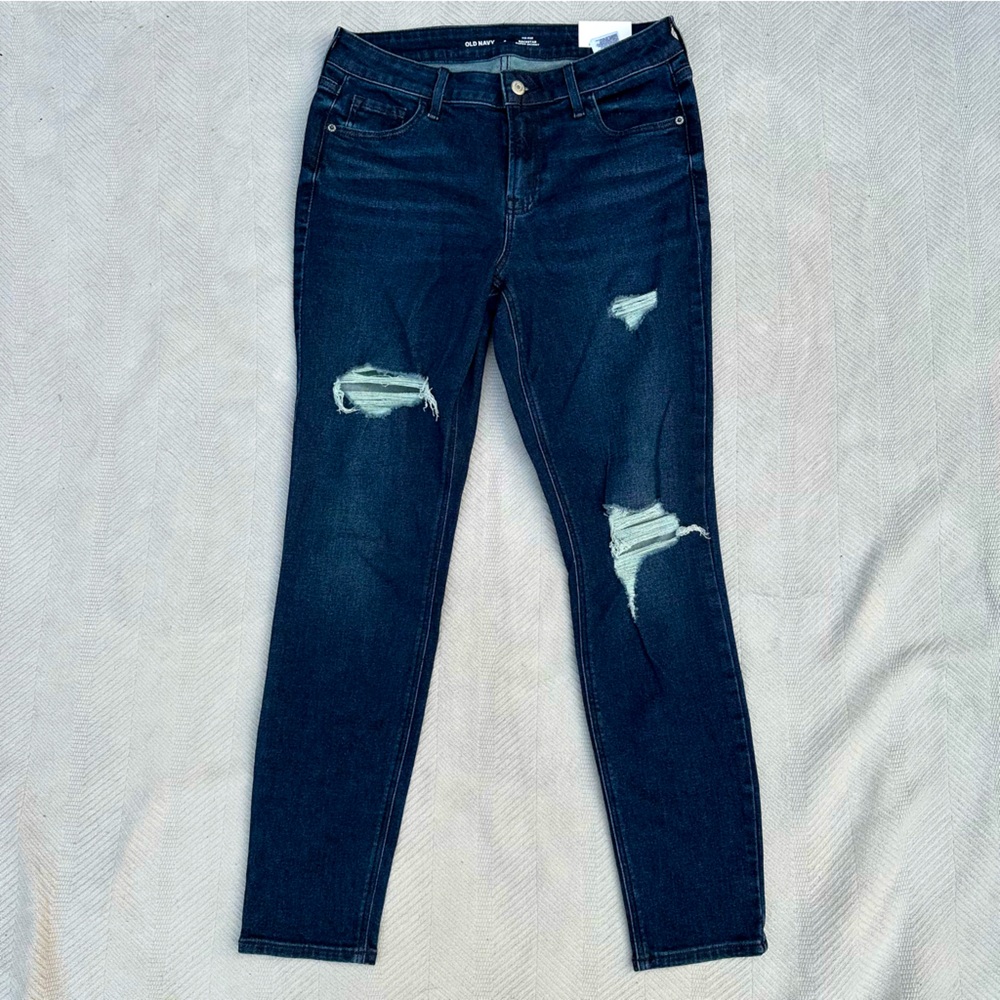 Old Navy rockstar super skinny mid rise jeans